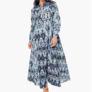 Ro’s Garden Blue Patterned Maxi Dress